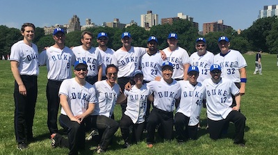 Charity softball team