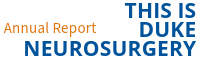 This is Duke Neurosurgery Annual Report logo
