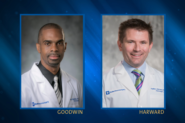 Headshots of Drs. Goodwin and Harward