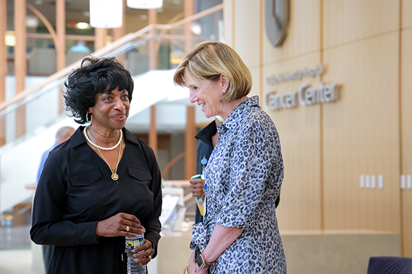 Congresswoman Foushee with Dean Mary Klotman