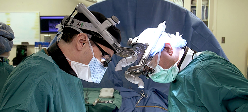 Dr. Oren Gottfried in surgery