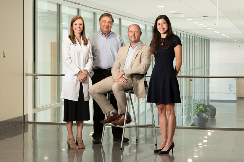 Group photo of some of Duke's brain and spine metastasis care providers