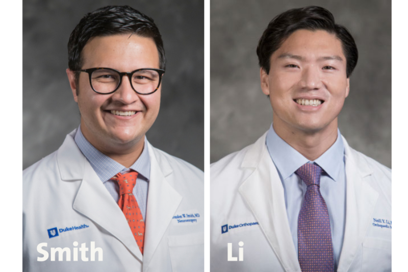 Headshots of Drs. Smith and Li