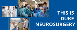This is Duke Neurosurgery banner