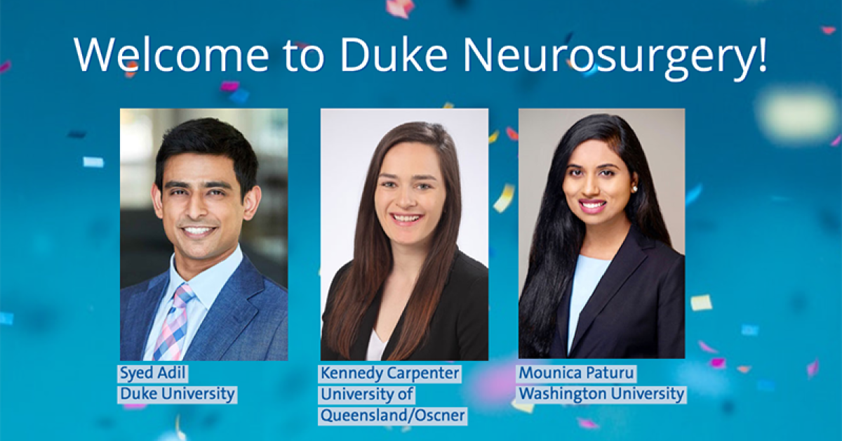Duke Neurosurgery Celebrates Match Day 2021 Duke Department of